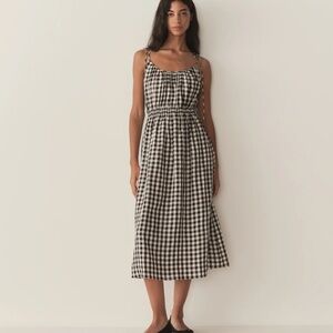 NWOT DOEN LESLIE DRESS IN MARILYN GINGHAM